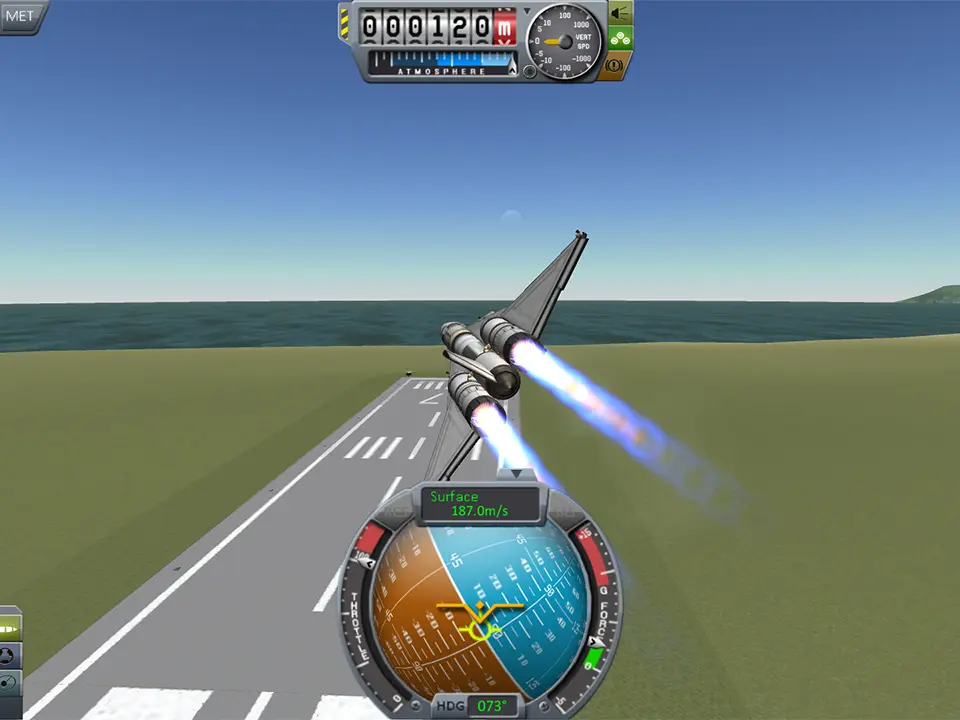 The Mun Arch & Face - Kerbal Space Program screenshot