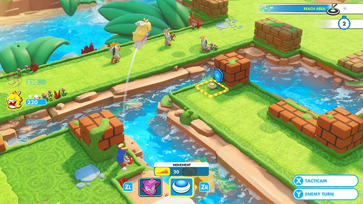 1-1: A New Friend - Mario + Rabbids Kingdom Battle screenshot