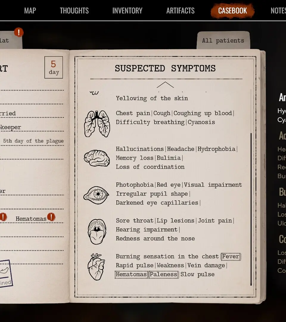 The Haruspex: Core Attributes — Pathologic 3: Quarantine Walkthrough