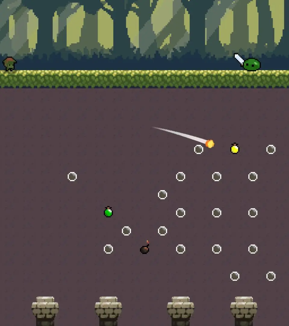 Castle Boss: Demon Wall - Peglin screenshot