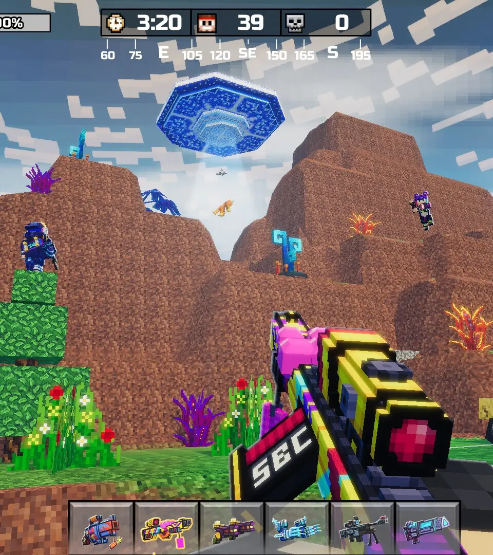 Tesla Tower - Pixel Gun 3D: PC Edition screenshot