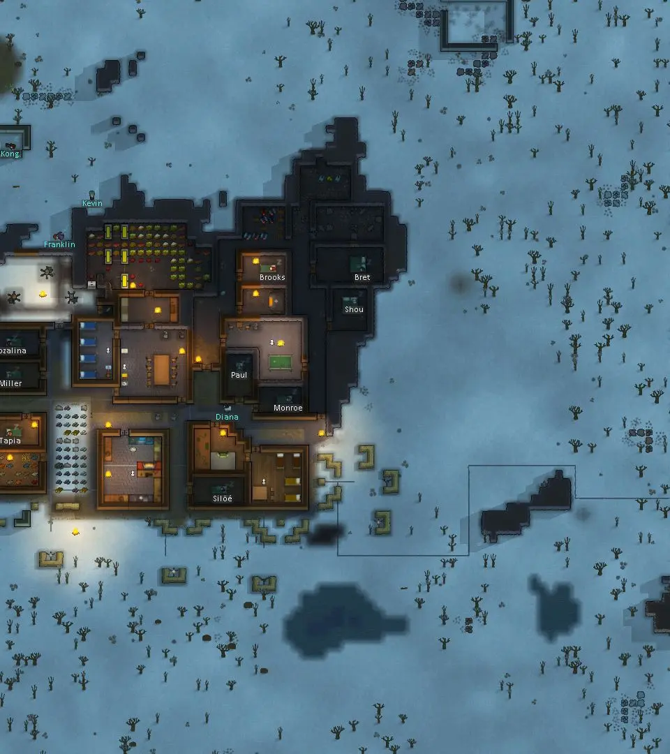 Week 1: Securing Food & Power - RimWorld screenshot