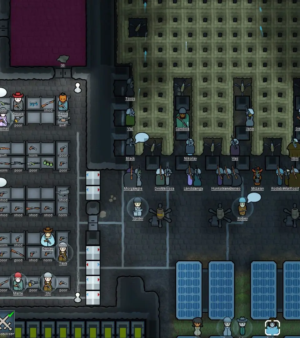 How to Beat Mechanoid Clusters